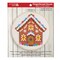 Leisure Arts Cross Stitch Kits, Gingerbread House, 6" – Perfect Cross Stitch Kits For Beginners Adults - Stamped Kits For Adults Include Designs, Thread & Hoop Easy Crafting Fun